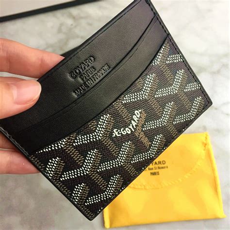 goyard designer card holder|authentic goyard card holder.